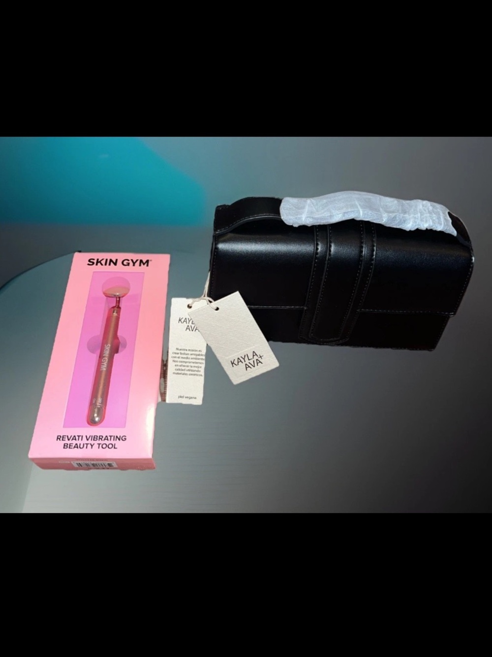 🔥DEAL🔥Skin Gym Revati Vibratin Facial Roller & The Kayla + Ava Miranda Crossbody